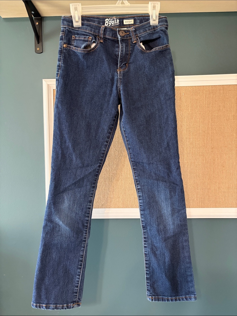 OshKosh B'gosh Kids Straight-Leg Dark Blue Jeans